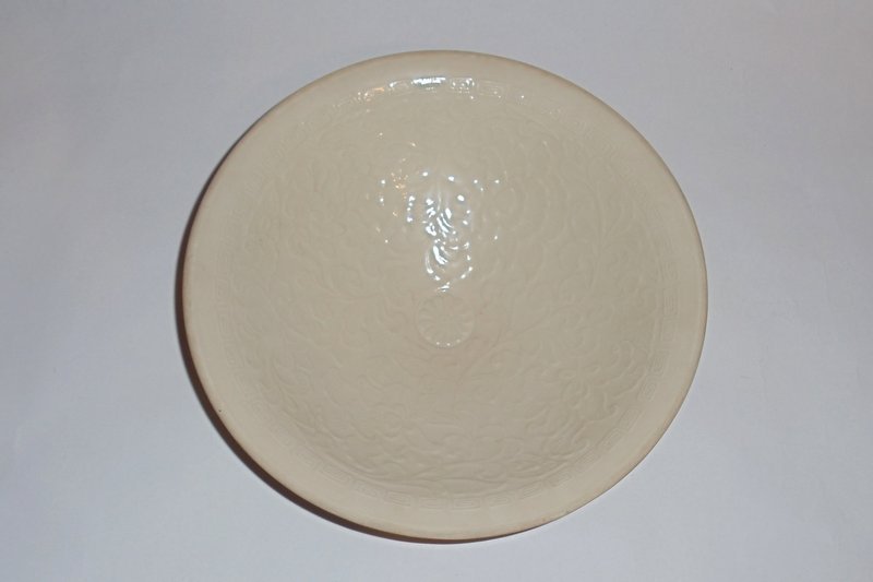 A Very Rare Song-Styled Dingyao Ivory-White Glazed Huge Bowl