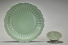 A Lot of Song-Yuan Dynasty Longquantao Celadon Plate and Bowl