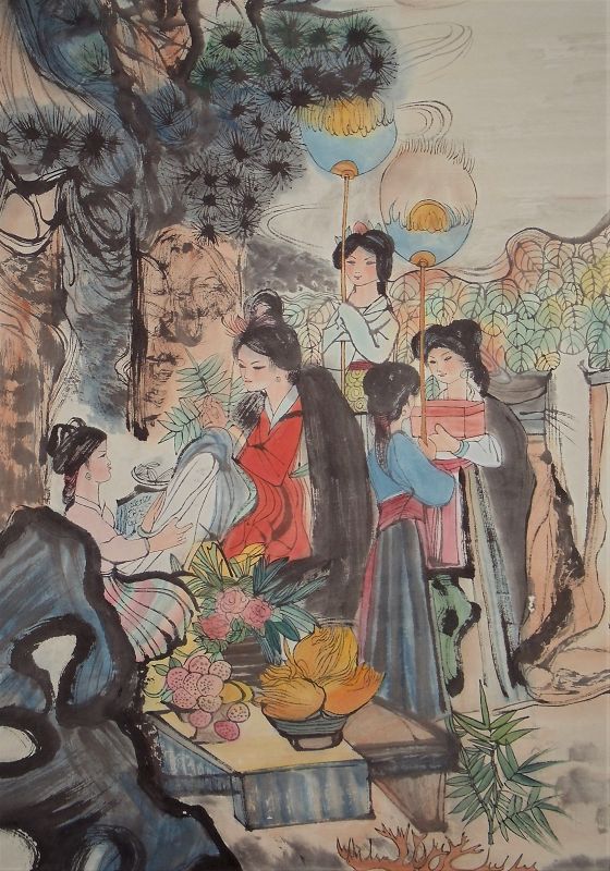 Celebration of a Birthday Party / Cheng Shifa (1921-2007)