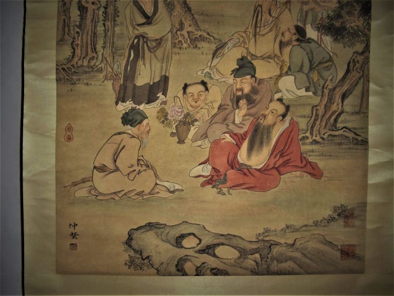 Liu Guandao (1258-1336) Yuan Dynasty / Eight Taoist Immortals