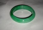 An Exquisite Grade A Jadeite Bracelet With Apple Green Hues
