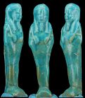 Egyptian blue faience shabti - ca. 11,6 cm ca. 4,50 inches