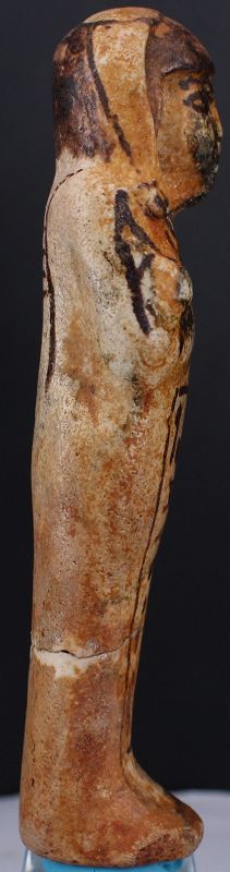 Ancient egyptian fayence shabti for Prince Khaemwaset 13,7cm