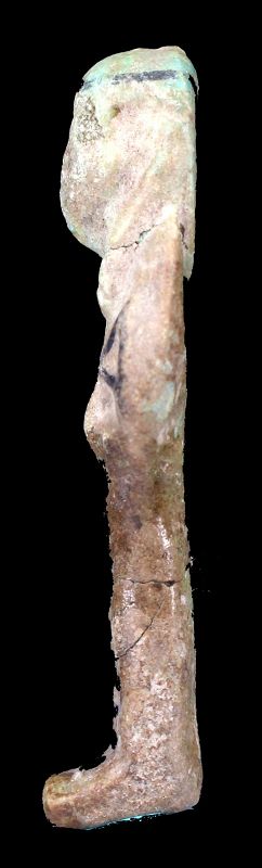 Ancient egyptian faience Shabti 6,8cm.