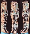 Ancient egyptian faience Shabti "Osiris;  justified"  6cm.
