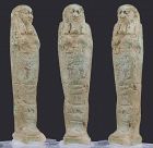 Ancient egyptian faience shabti for Nes-Amun 7,5 cm published.