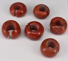 Ancient egyptian red jasper hair rings.