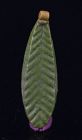 Egyptian Faience Amarna palm leaf Amulet 2,7 cm