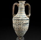 Ancient Egyptian Glass Alabastron