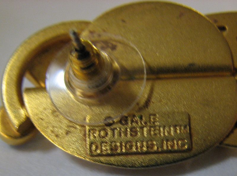 Vintage Gale Rothstein Gemstone Bracelet &amp; Earrings