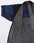 Indigo Japanese Patched Jacket, Sashiko
