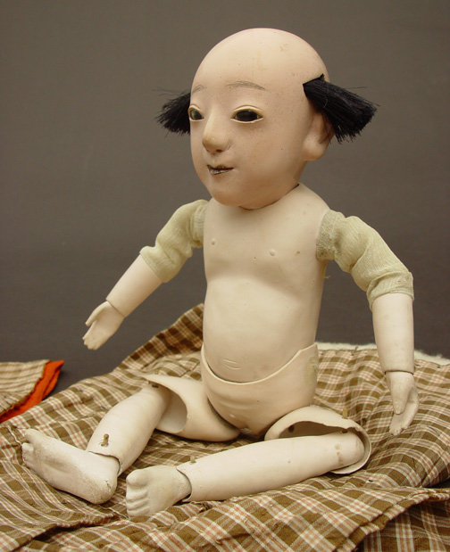 Antique Japanese Play Doll - Mitsuore Ningyo