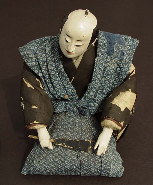 Unique Japanese Daimyo dolls in Samurai Komon Kamishimo
