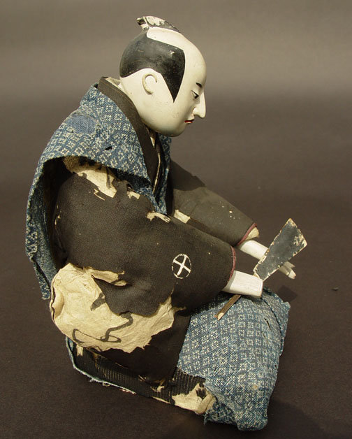 Unique Japanese Daimyo dolls in Samurai Komon Kamishimo