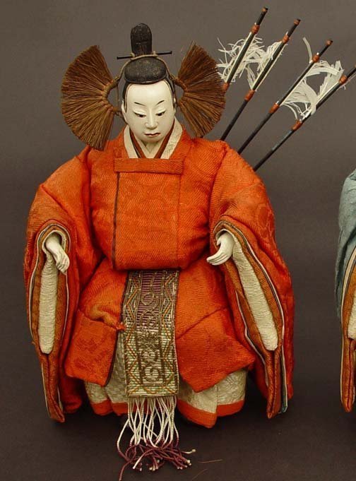 Antique Japanese Hina Dolls, Daijin Ningyo