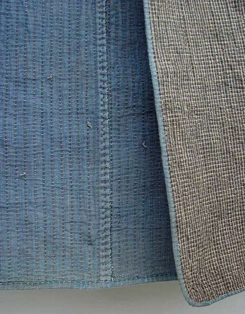 Antique Japanese Cotton Jacket, Sashiko Stitches