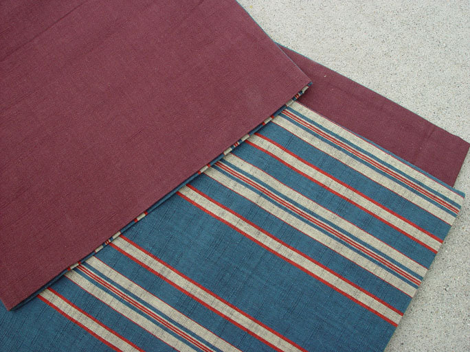 Japanese Cotton Obi, Stripes, New Condition