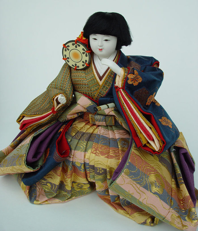 Imperial Court Musicians of Japanese Hina Dolls