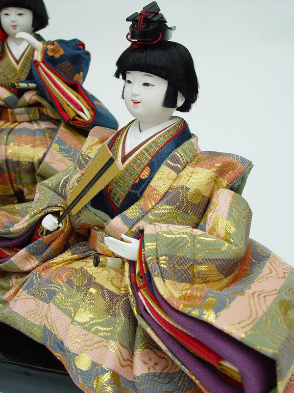 Imperial Court Musicians of Japanese Hina Dolls