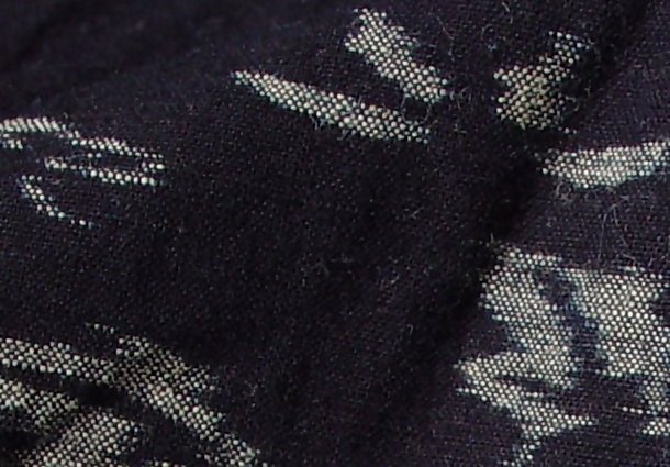 Kasuri Cotton Panel, Futon Cover, Indigo Dye