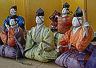 Old Samurai Musician Dolls