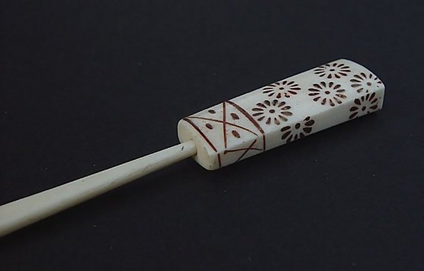 Kanzashi, Old Kogai Japanese Hair Pin