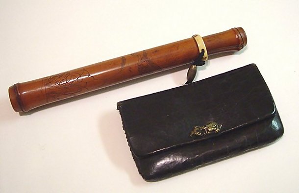 Tobacco Pouch, bamboo pipe case