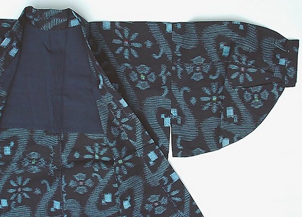 Japanese Kasuri Kimono Jacket