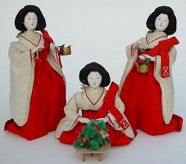 Japanese Three Jokan, Ladies in Waiting Doll