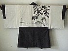 Man's Haori Short Kimono with Sumie