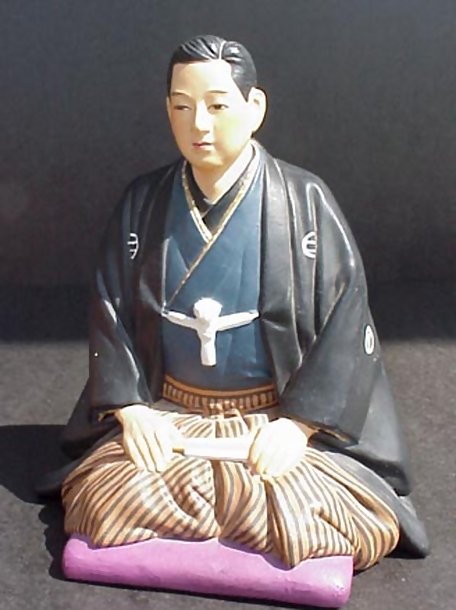 Old Japanese Hakata Doll, A Wedding Couple