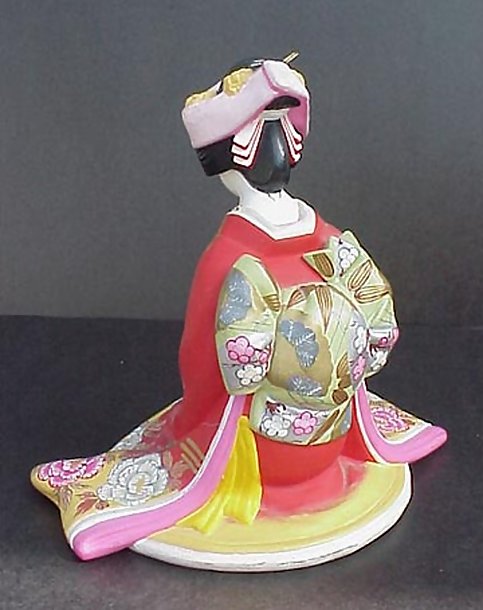 Old Japanese Hakata Doll, A Wedding Couple