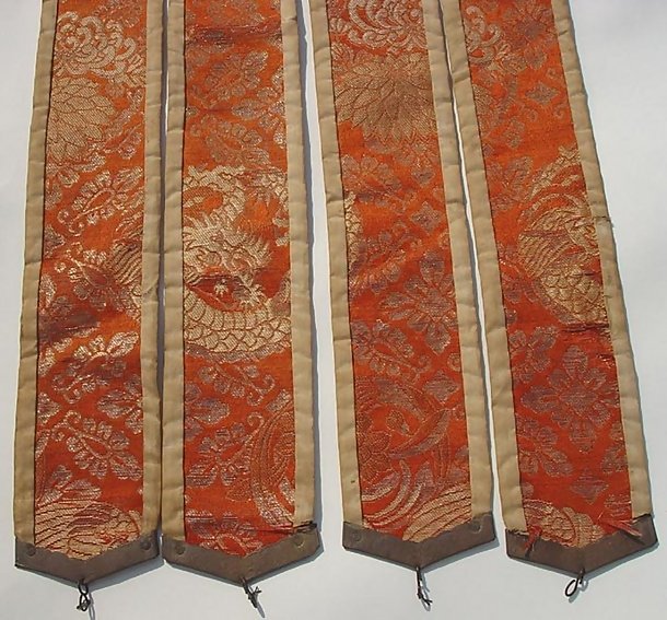 Japanse Textiles, Antique Buddhist Ritual Banners