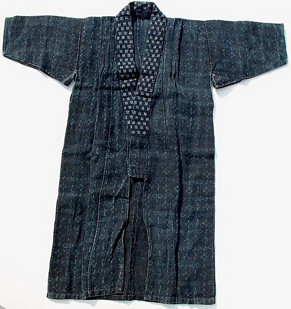 Old Hemp Child Hanten Kimono
