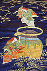 Japanese Antique Fukusa Gift Cover "Shojyo"