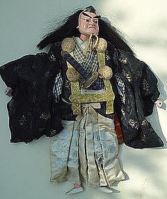 Benkei Joruri Puppet doll from Kabuki Play, Kanjincho