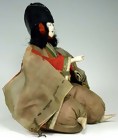 Japanese Antique Servant Hina Doll, Edo Ningyo