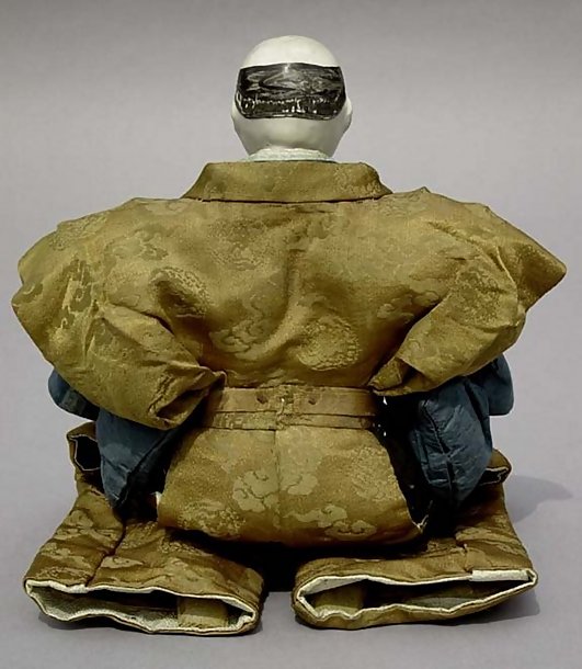 Antique Japanese Samurai doll, Edo Daimyo in Kamishimo