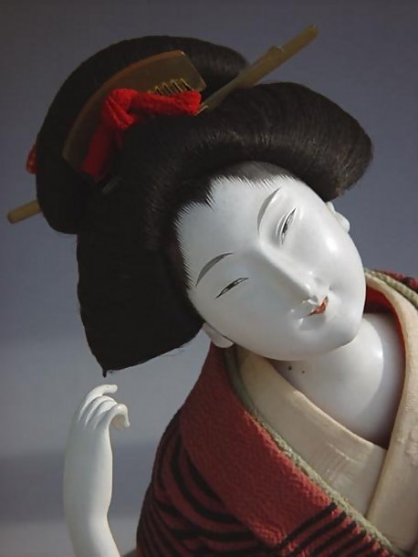 Japanese Ukiyo Ningyo, Beautiful Geisha Doll