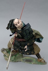 Japanese Warrior Large Takeda Doll, Benkei