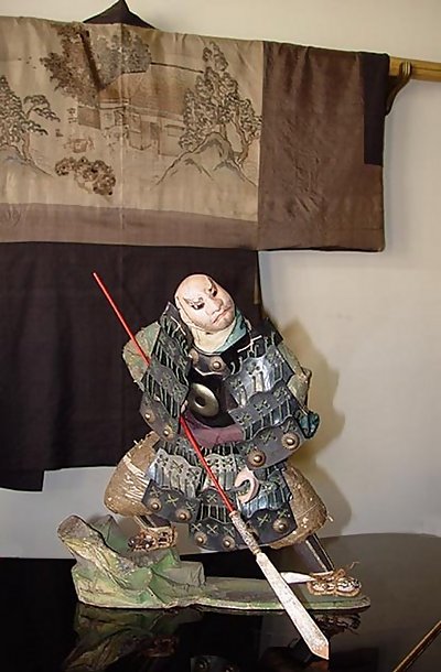 Japanese Warrior Large Takeda Doll, Benkei