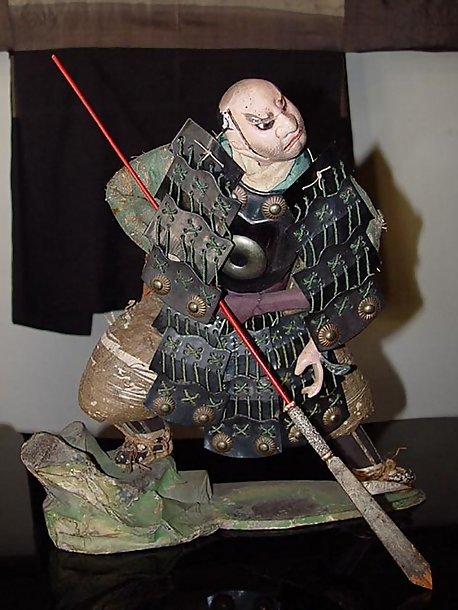 Japanese Warrior Large Takeda Doll, Benkei
