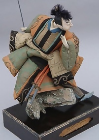 Antique Japanese Doll, Takeda Ningyo, Jyoruri Samurai