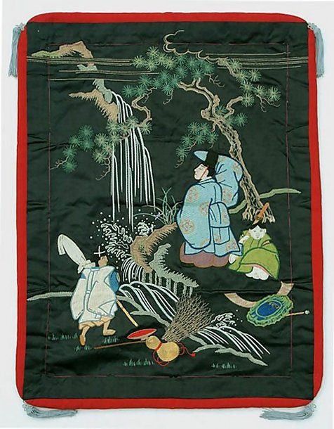Fukusa, Large Japanese gift cover, Fountain of Youth