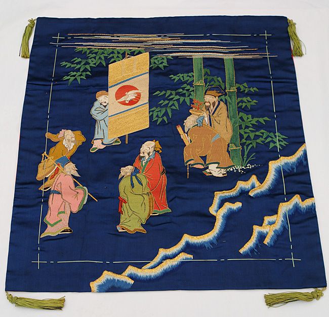 Antique Fukusa, Seven Sages of The Bamboo Grove