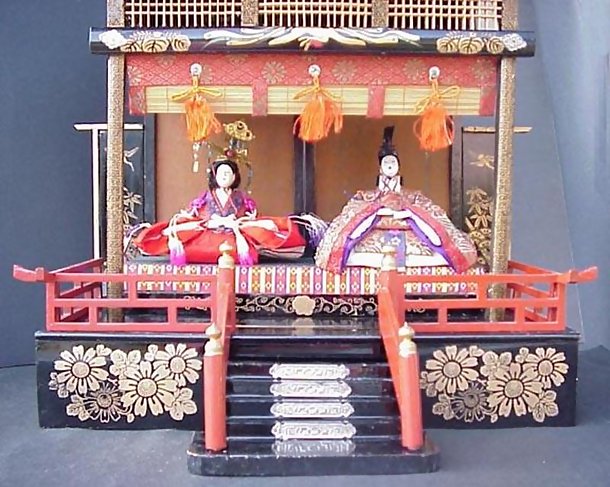 Old Japanese Hina Dolls House #1
