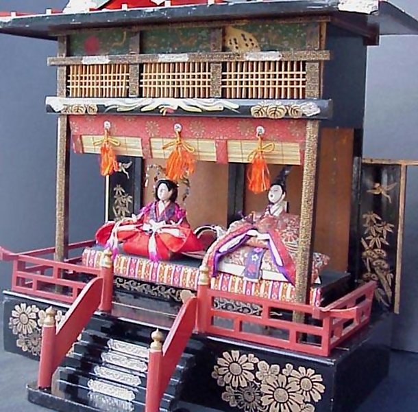 Old Japanese Hina Dolls House #1