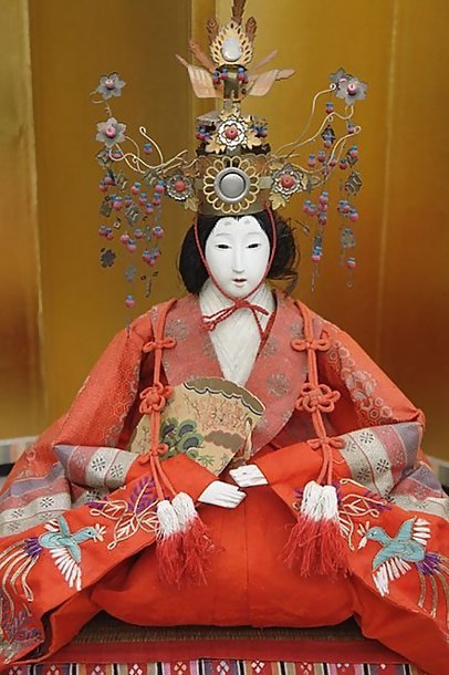 Large Antique Japanese Hina Dolls, The Imperial Dolls