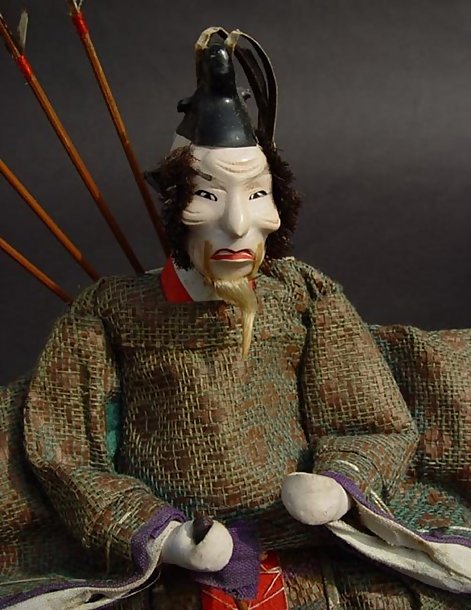 Unique Japanese Folk Hina Dolls, Imperial Guardsmen