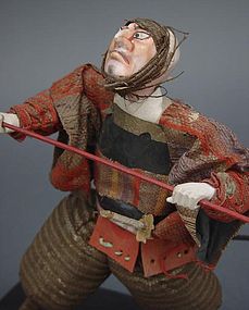 Japanese Takeda Samurai doll from Kabuki Theater